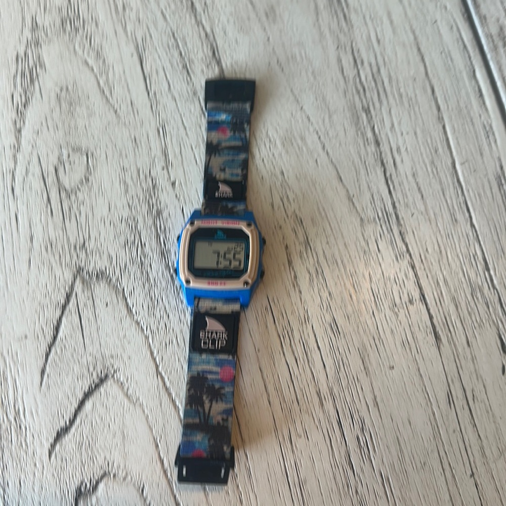 Shark Freestyle Watch, $65 new, gently used and recently battery replaced